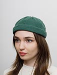 Шапка STETSON арт. 8831101 DOCKER COTTON (темно-зеленый)